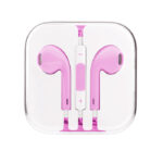 AX029-Rox - Icolor Handsfree Earphones With Mic-Pink