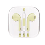 AX029-Rox - Icolor Handsfree Earphones With Mic-Yellow