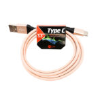 SM6472-Rox-Cable-USB-to-Type C-3.3FT-Rubber-Salmon