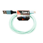 SM6472-Rox-Cable-USB-to-Type C-3.3FT-Rubber-Teal