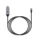 SM6607-Rox-Type C-To-Hdmi-Cable-Gray-Black-1