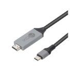 SM6607-Rox-Type C-To-Hdmi-Cable-Gray-Black-2