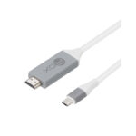 SM6607-Rox-Type C-To-Hdmi-Cable-Gray-White-2